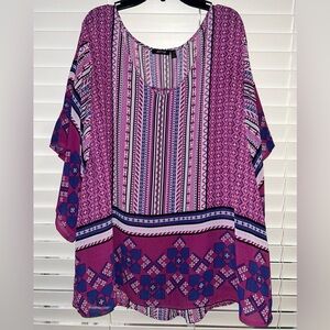 Apt 9 Plus Size Woven Overlay Top
